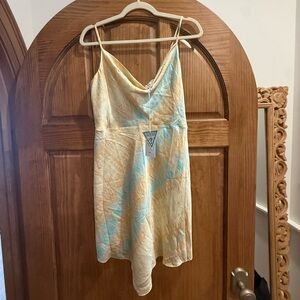 GUESS Tie-Dye Spaghetti Strap Dress